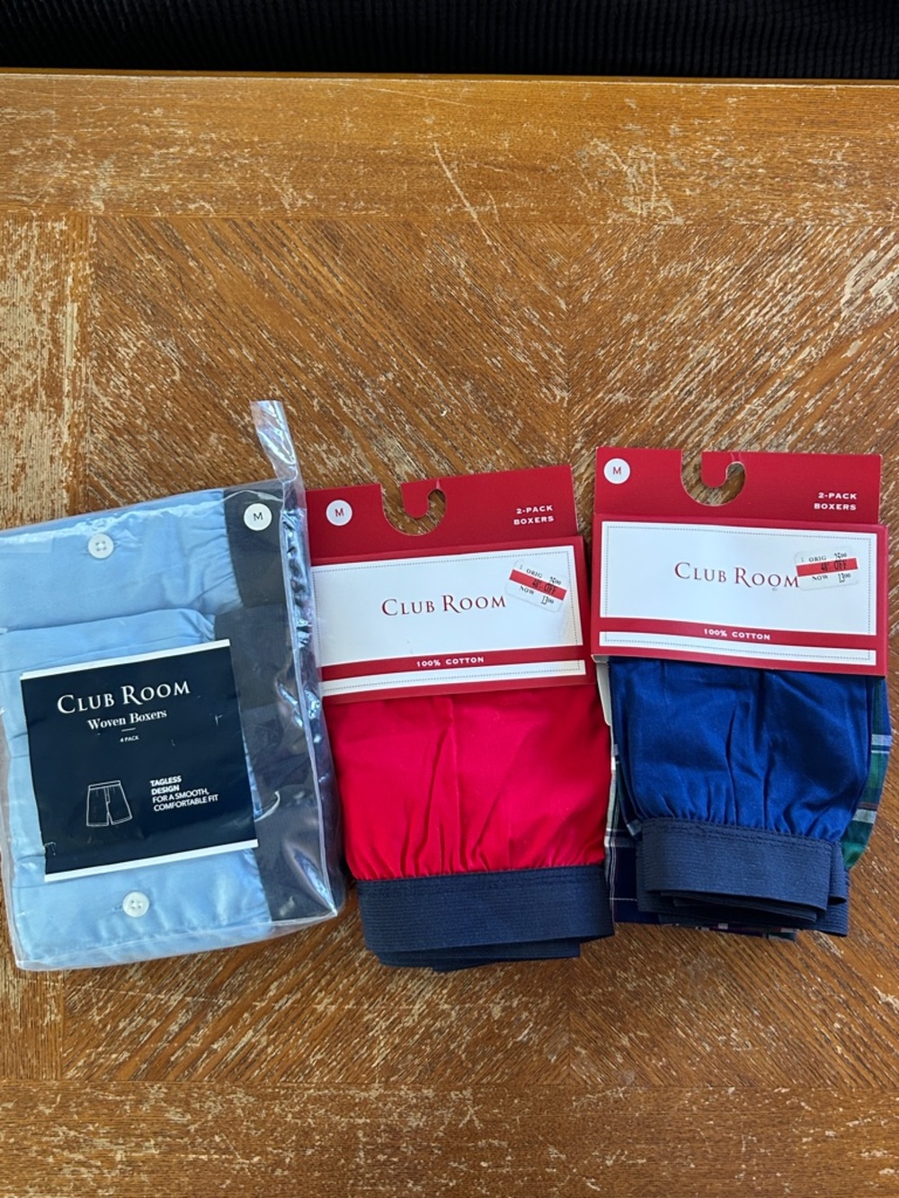 Club Room Boxers - 8 Piece Lot size medium